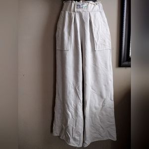 Comfy Weight Wide Leg Paper Bag Top Pants